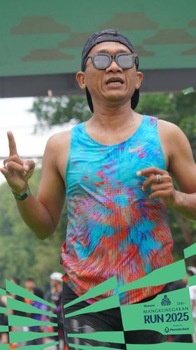 Race photo from Mangkunegaran Run 2025
