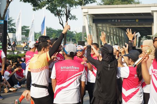 Race photo from Smartfren Run 2024 Vibes