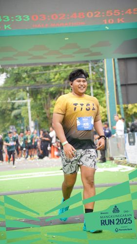 Race photo from Mangkunegaran Run 2025