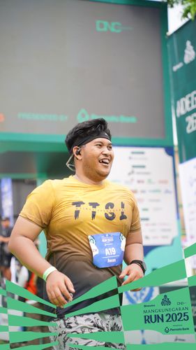 Race photo from Mangkunegaran Run 2025