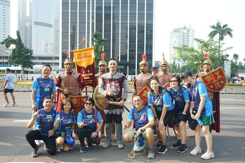 Race photo from Lari Bareng Yuk!