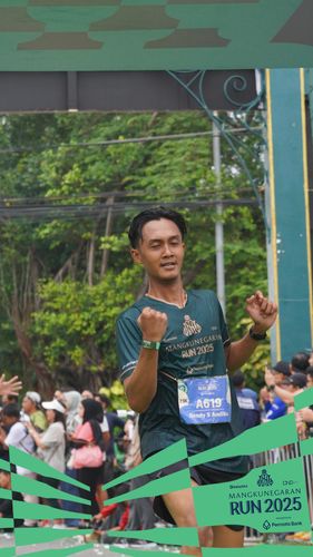Race photo from Mangkunegaran Run 2025