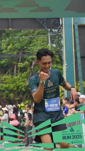Race photo from Mangkunegaran Run 2025