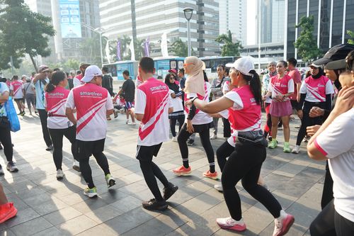 Race photo from Smartfren Run 2024 Vibes