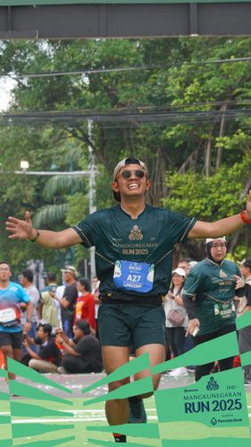 Race photo from Mangkunegaran Run 2025