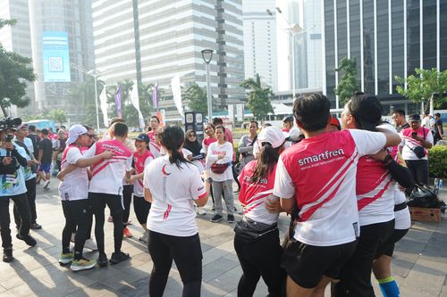 Race photo from Smartfren Run 2024 Vibes