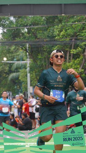 Race photo from Mangkunegaran Run 2025