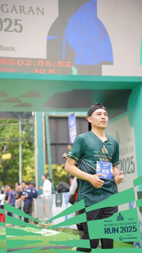 Race photo from Mangkunegaran Run 2025