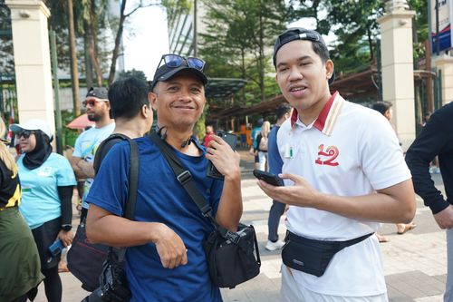 Race photo from Lari Bareng Yuk!