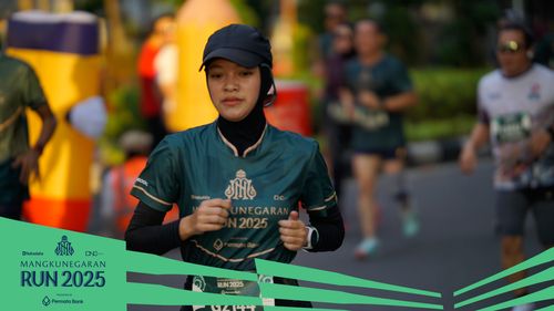 Race photo from Mangkunegaran Run 2025