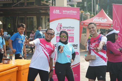 Race photo from Smartfren Run 2024 Vibes