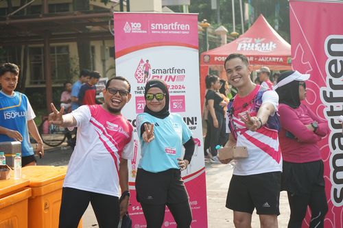 Race photo from Smartfren Run 2024 Vibes