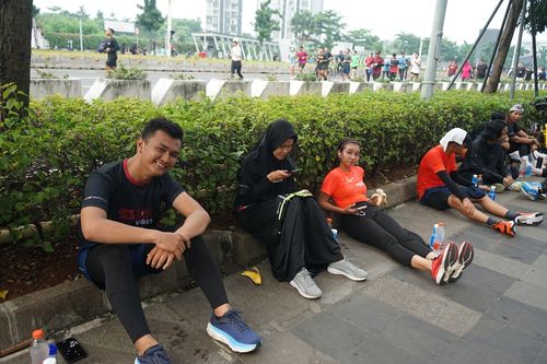 Race photo from One Run 10K Vibes 2024