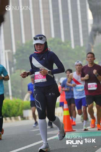 Race photo from Nu Skin Run 10K