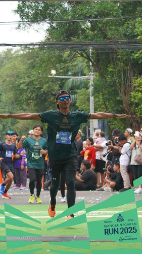 Race photo from Mangkunegaran Run 2025