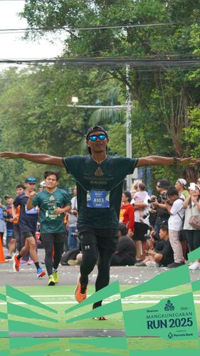 Race photo from Mangkunegaran Run 2025