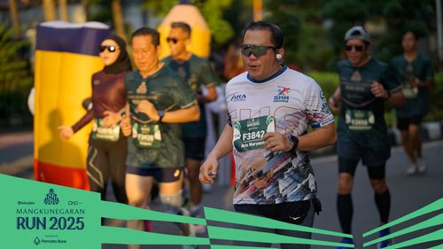 Race photo from Mangkunegaran Run 2025