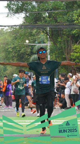 Race photo from Mangkunegaran Run 2025