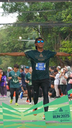 Race photo from Mangkunegaran Run 2025