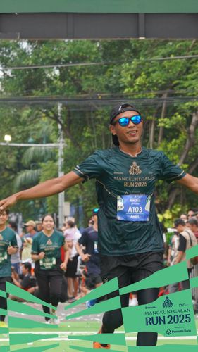Race photo from Mangkunegaran Run 2025