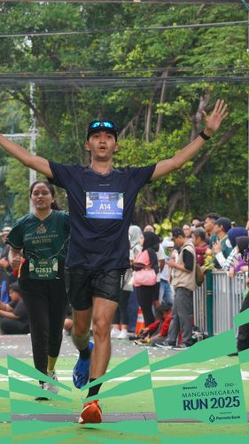 Race photo from Mangkunegaran Run 2025