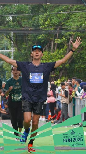 Race photo from Mangkunegaran Run 2025
