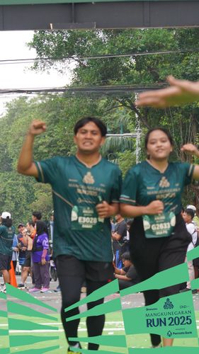 Race photo from Mangkunegaran Run 2025