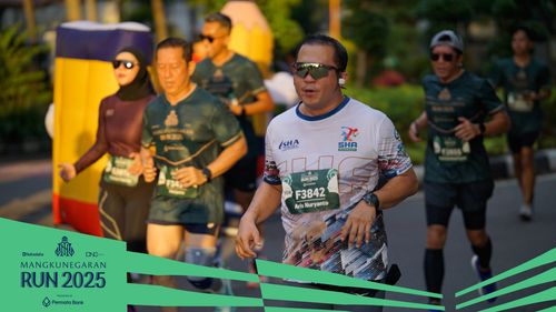 Race photo from Mangkunegaran Run 2025