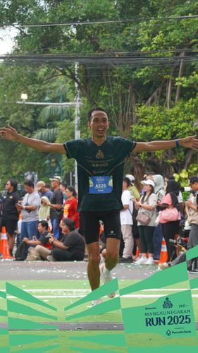 Race photo from Mangkunegaran Run 2025