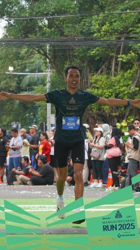 Race photo from Mangkunegaran Run 2025