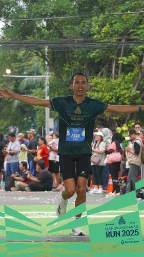 Race photo from Mangkunegaran Run 2025