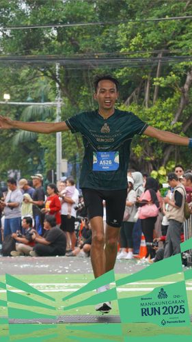 Race photo from Mangkunegaran Run 2025