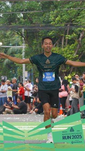 Race photo from Mangkunegaran Run 2025