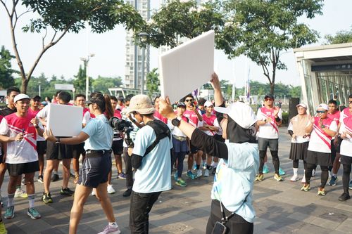 Race photo from Smartfren Run 2024 Vibes