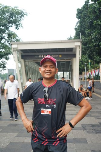 Race photo from One Run 10K Vibes 2024