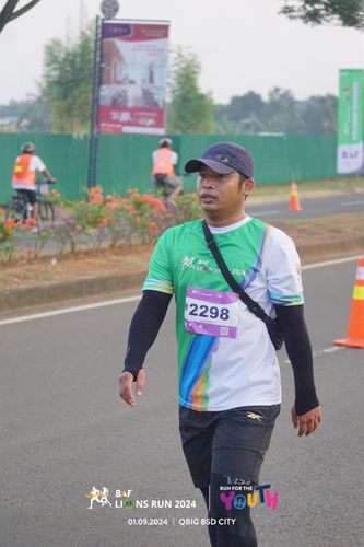 Race photo from BAF LIONS RUN 2024