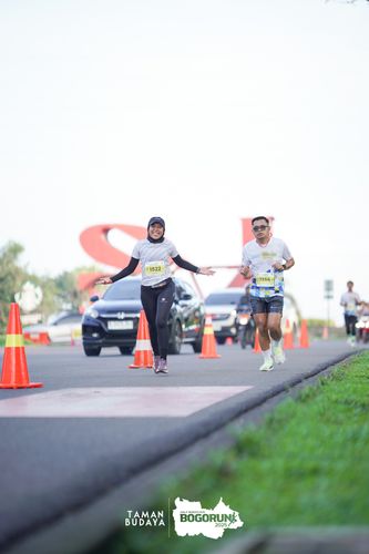 Race photo from Taman Budaya x BOGORUN 2025