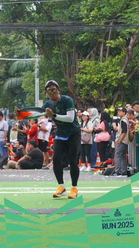 Race photo from Mangkunegaran Run 2025
