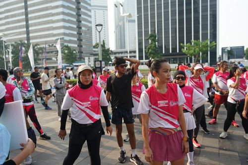 Race photo from Smartfren Run 2024 Vibes
