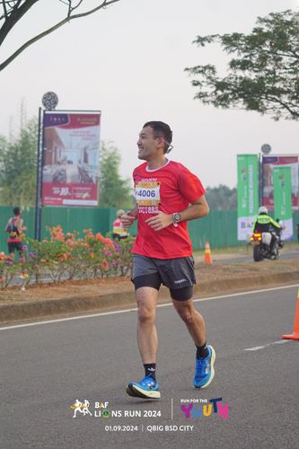 Race photo from BAF LIONS RUN 2024