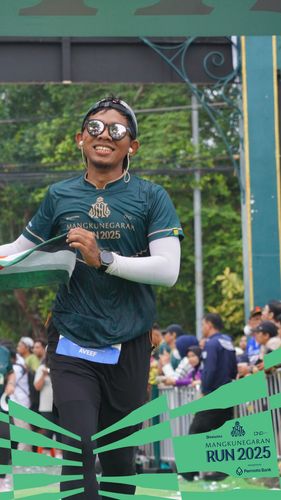 Race photo from Mangkunegaran Run 2025