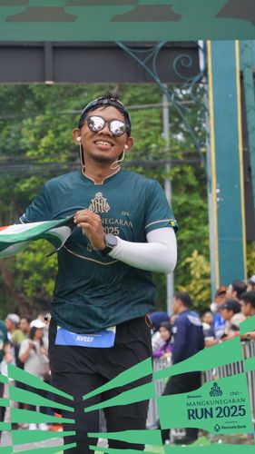 Race photo from Mangkunegaran Run 2025