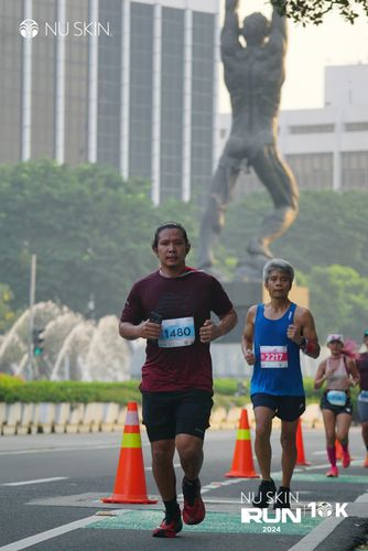 Race photo from Nu Skin Run 10K