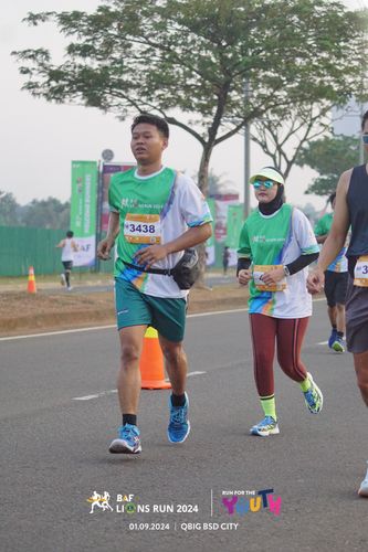Race photo from BAF LIONS RUN 2024