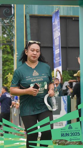 Race photo from Mangkunegaran Run 2025