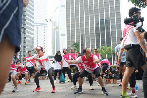 Race photo from Smartfren Run 2024 Vibes