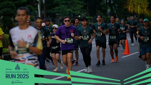 Race photo from Mangkunegaran Run 2025
