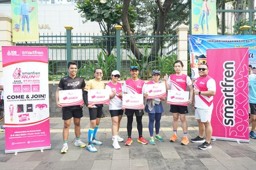 Race photo from Smartfren Run 2024 Vibes