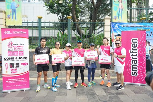 Race photo from Smartfren Run 2024 Vibes