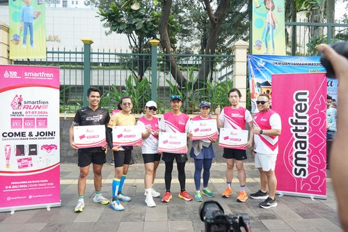 Race photo from Smartfren Run 2024 Vibes